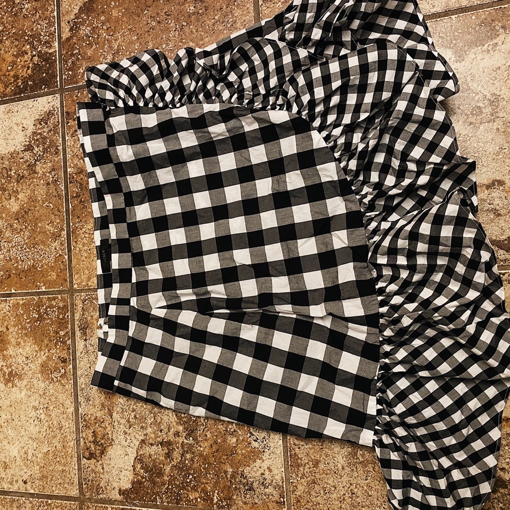 j crew plaid skirt